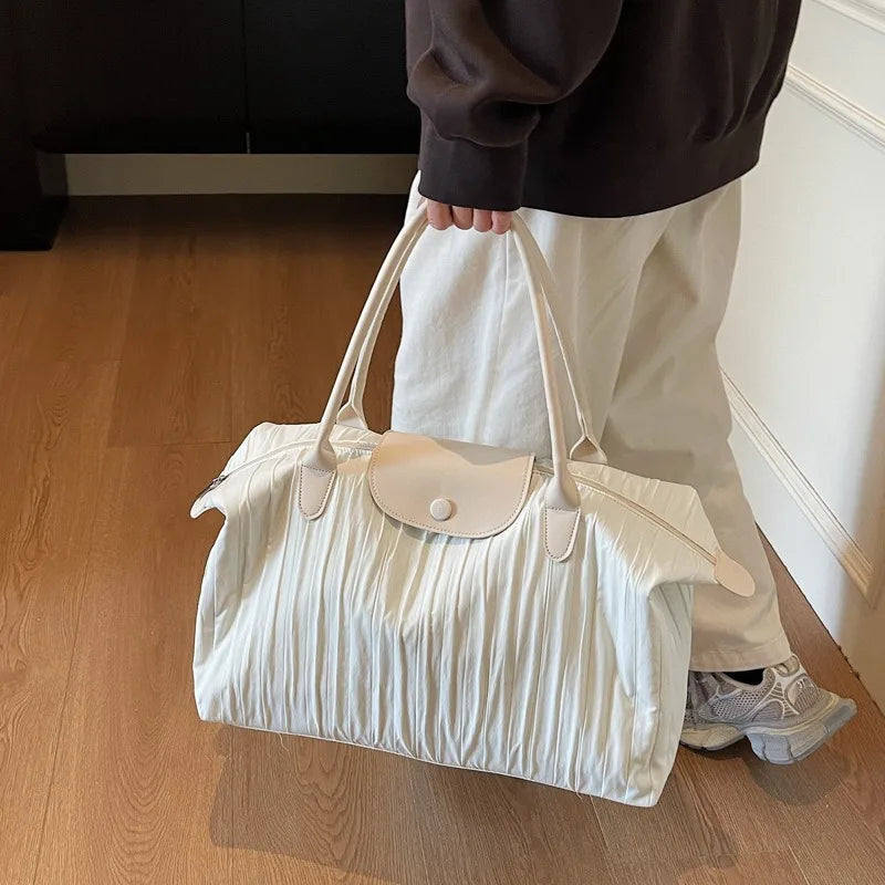 Short travel commute handbag lightweight fashion shoulder yoga fitness bag
