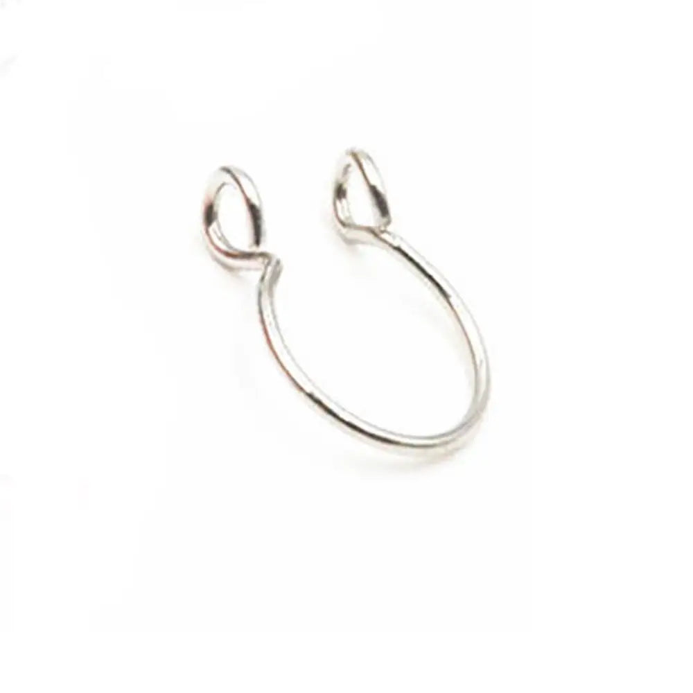 Women Men Tiny Helix Cartilage Ear Piercing Ear Hoop Nose ring Jewelry Body Piercing Fashion Accessories