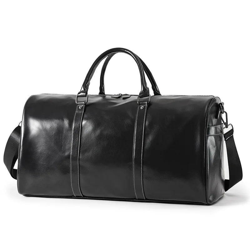 Cylinder travel bag, large-capacity portable fitness bag, shoulder messenger bag.