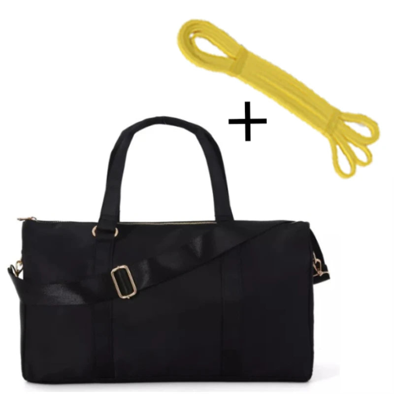 Large-capacity waterproof nylon sports fitness bag, portable messenger storage bag
