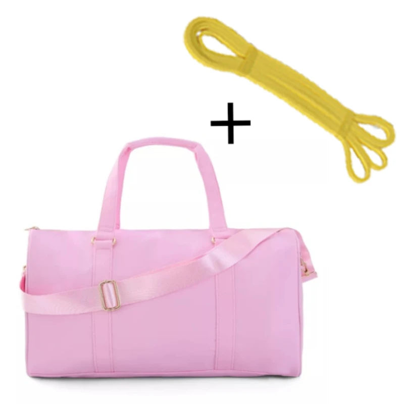 Large-capacity waterproof nylon sports fitness bag, portable messenger storage bag