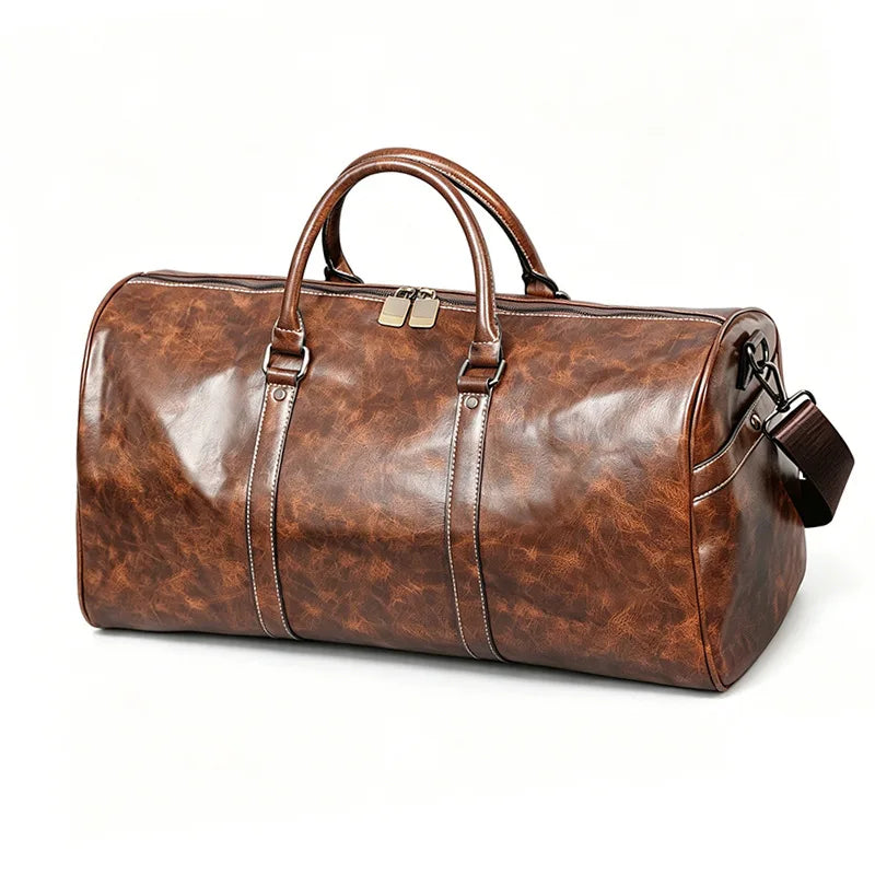Cylinder travel bag, large-capacity portable fitness bag, shoulder messenger bag.