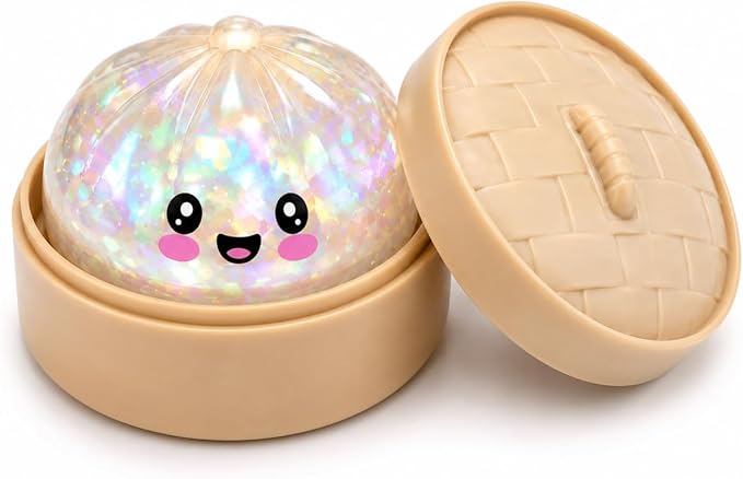 bolas de masa con purpurina