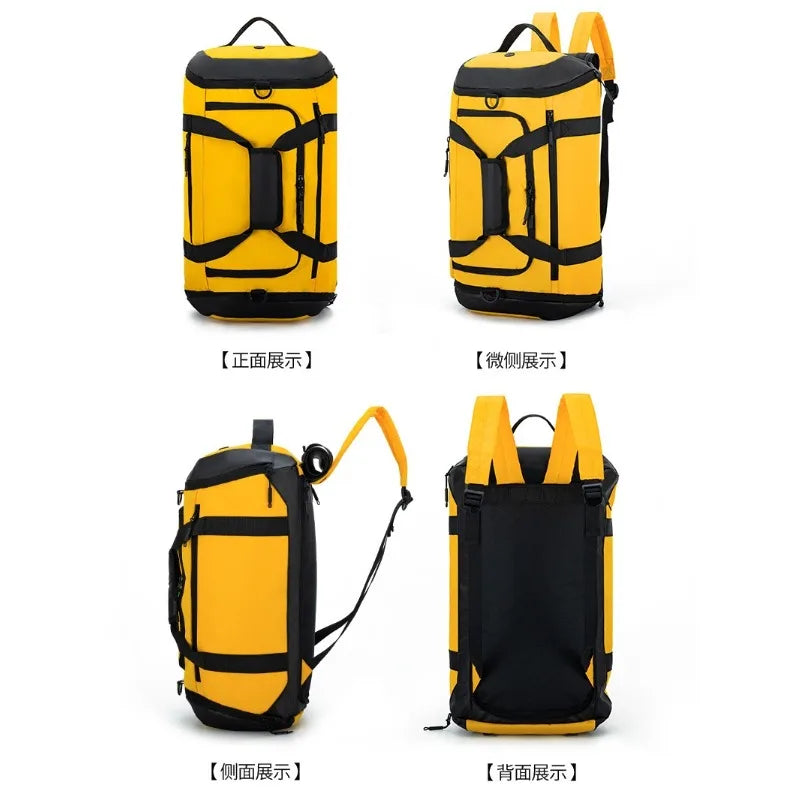 Sports fitness bag, large-capacity multi-functional basketball bag, multi-functional storage