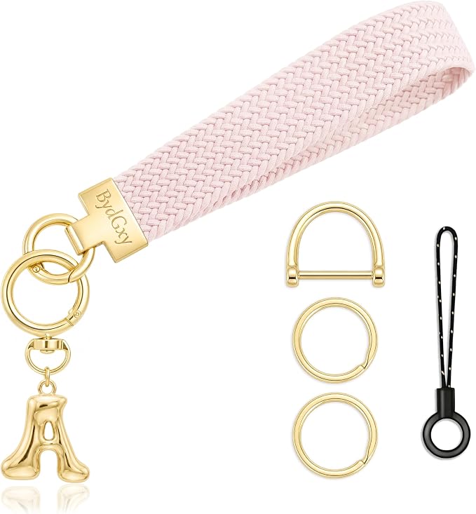 Llavero de Pulsera Elástico con Inicial