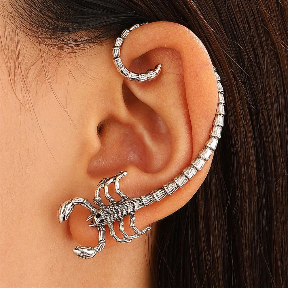 Gothic Style Scorpion Earrings for Women Men Punk Trendy Animal Earrings Personalized Jewelry Accessories Gifts 2024 Cool Things