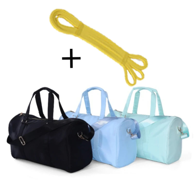 Large-capacity waterproof nylon sports fitness bag, portable messenger storage bag