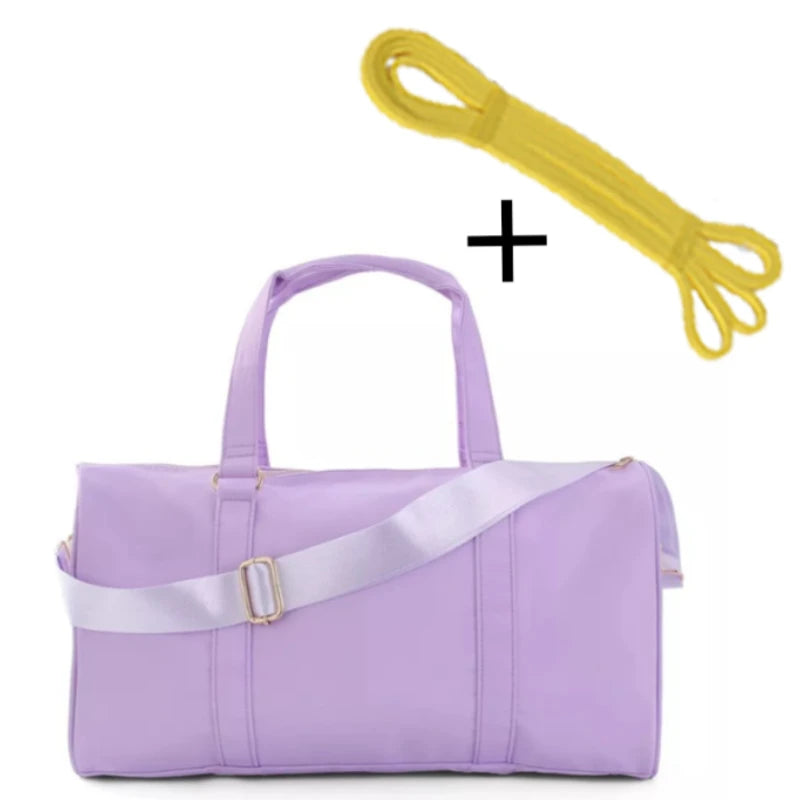 Large-capacity waterproof nylon sports fitness bag, portable messenger storage bag