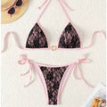 Sexy Bikinis Lace Swimsuits Women Swimwear Push