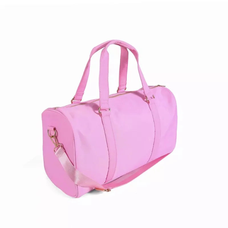 Large-capacity waterproof nylon sports fitness bag, portable messenger storage bag