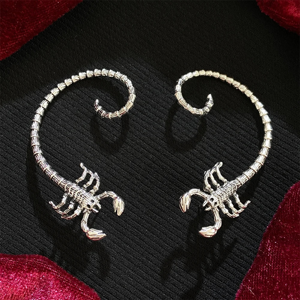 Gothic Style Scorpion Earrings for Women Men Punk Trendy Animal Earrings Personalized Jewelry Accessories Gifts 2024 Cool Things
