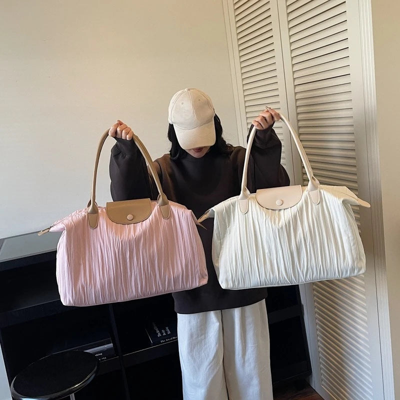 Short travel commute handbag lightweight fashion shoulder yoga fitness bag